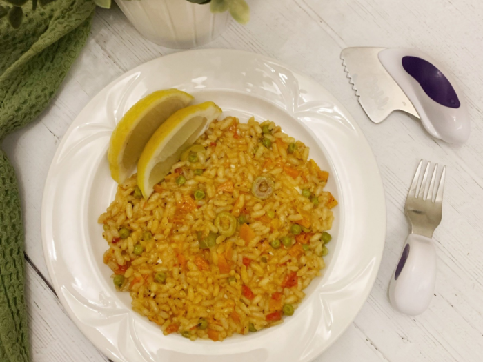 Vegetable Paella - recipe for doddl|vegetable paella ecipe for doddl - using the doddl knife