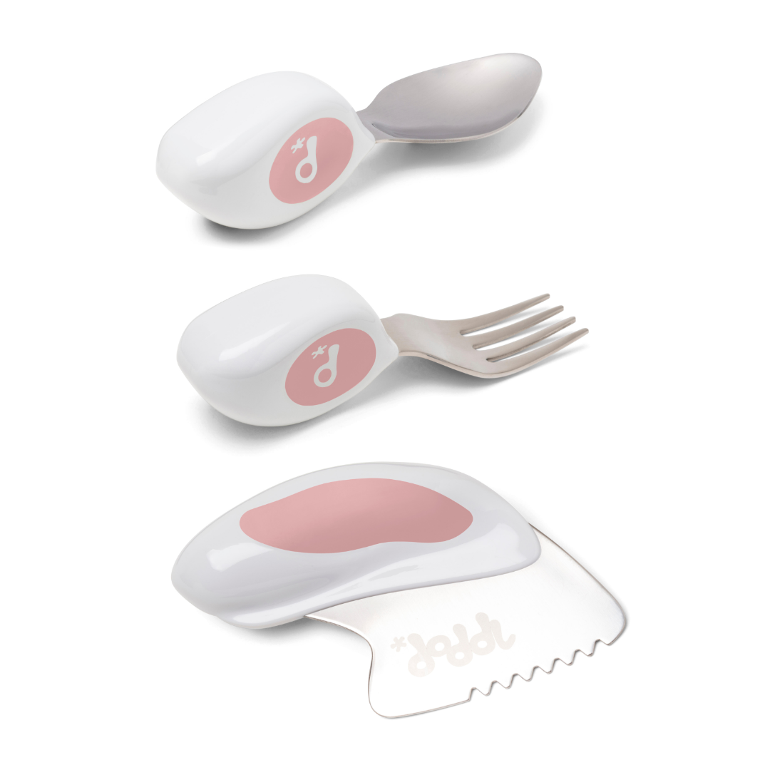 doddl toddler spoon, fork & knife cutlery set