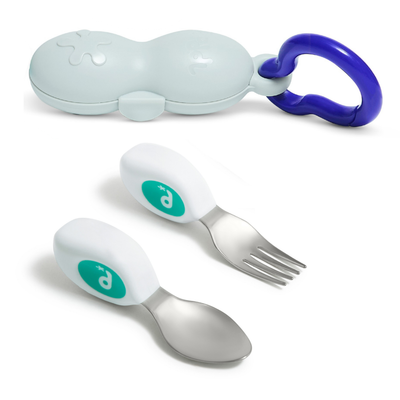 doddl Toddler Fork, Spoon & Case Set