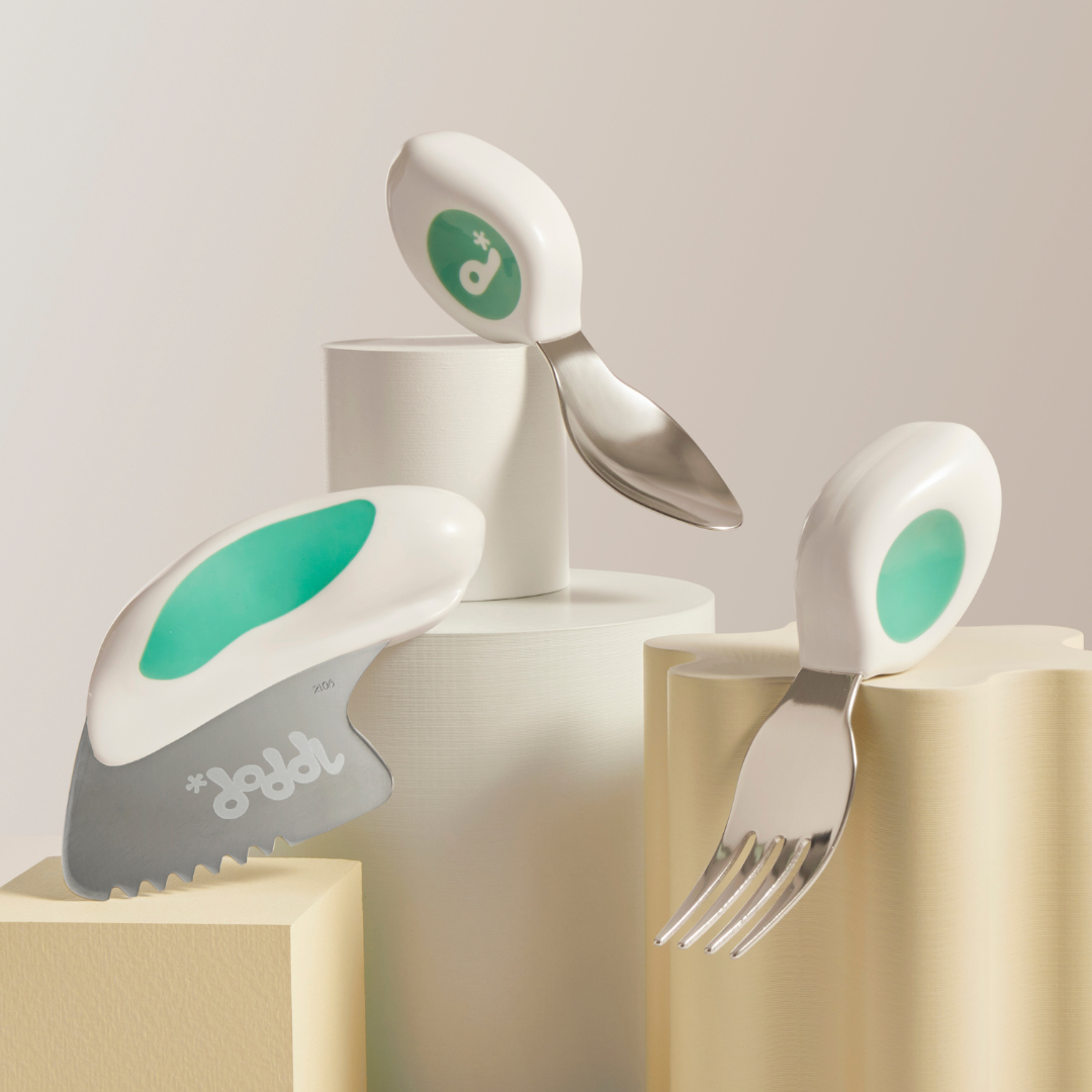 doddl toddler spoon, fork & knife cutlery set