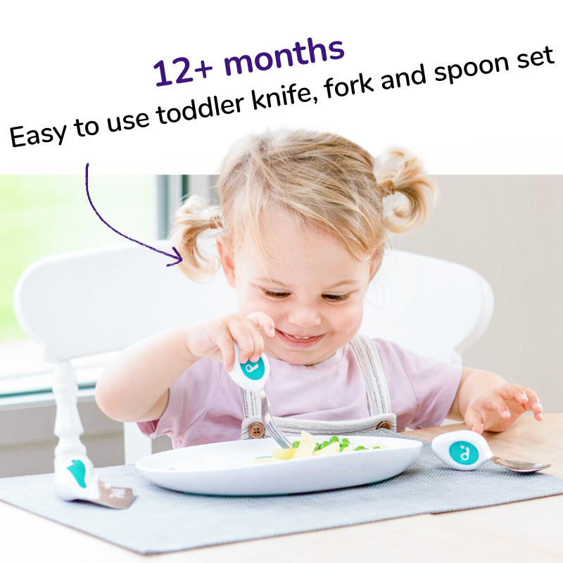 doddl toddler spoon, fork & knife cutlery set