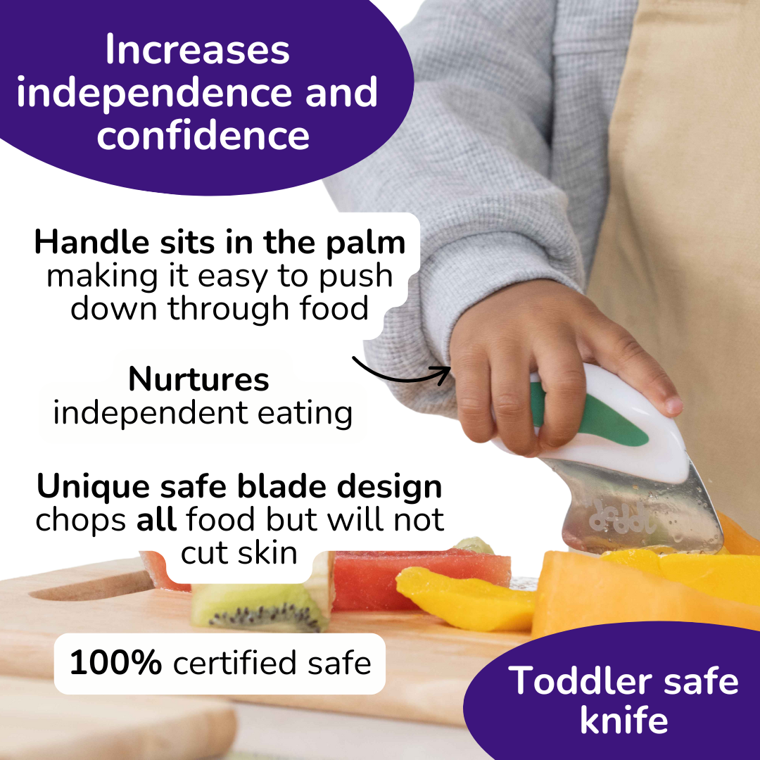 doddl toddler spoon, fork & knife flatware set with case