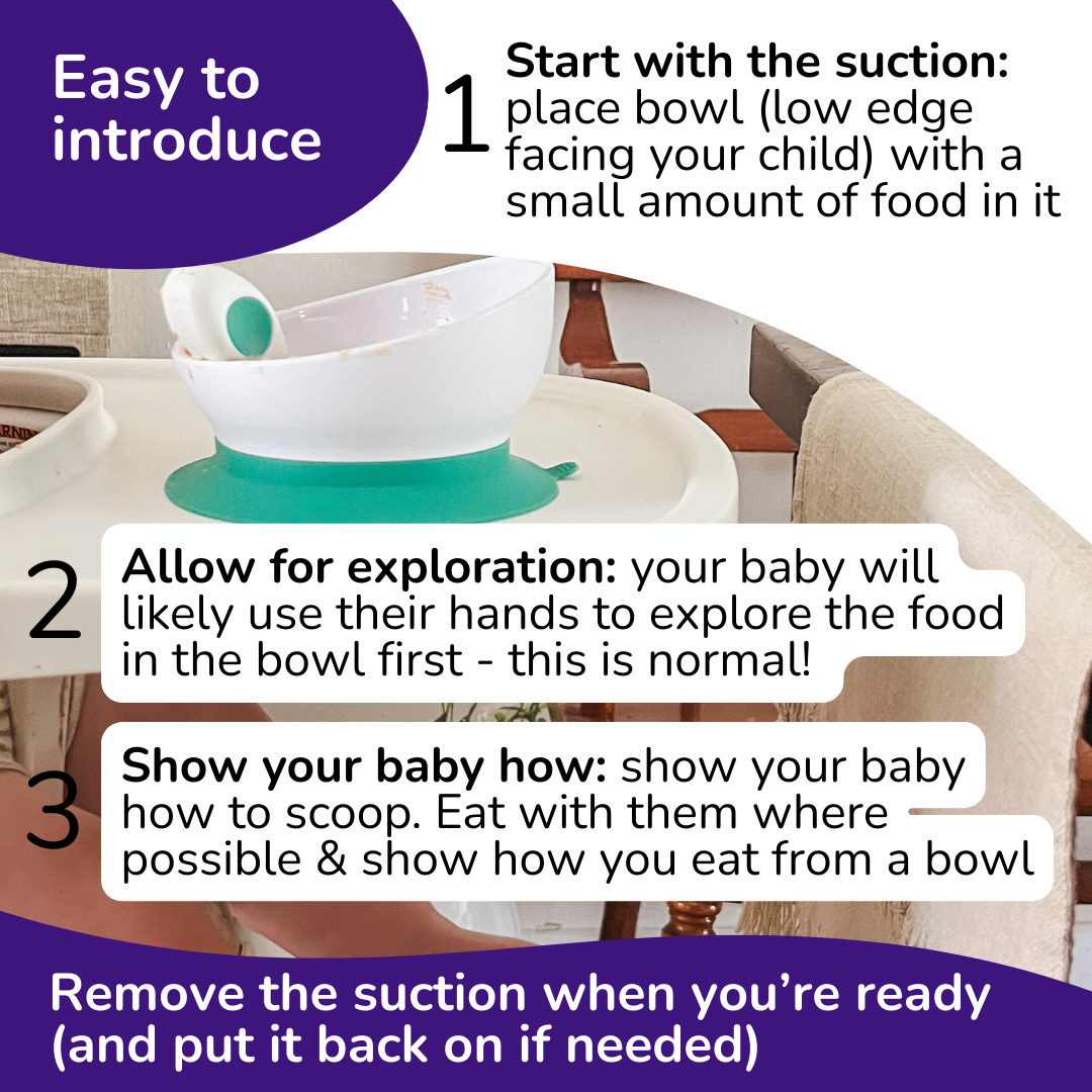 Baby suction bowl