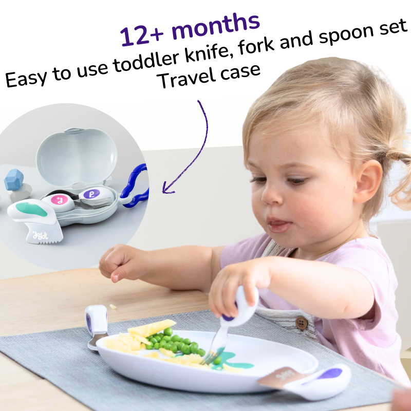 doddl children's cutlery set and case bundle