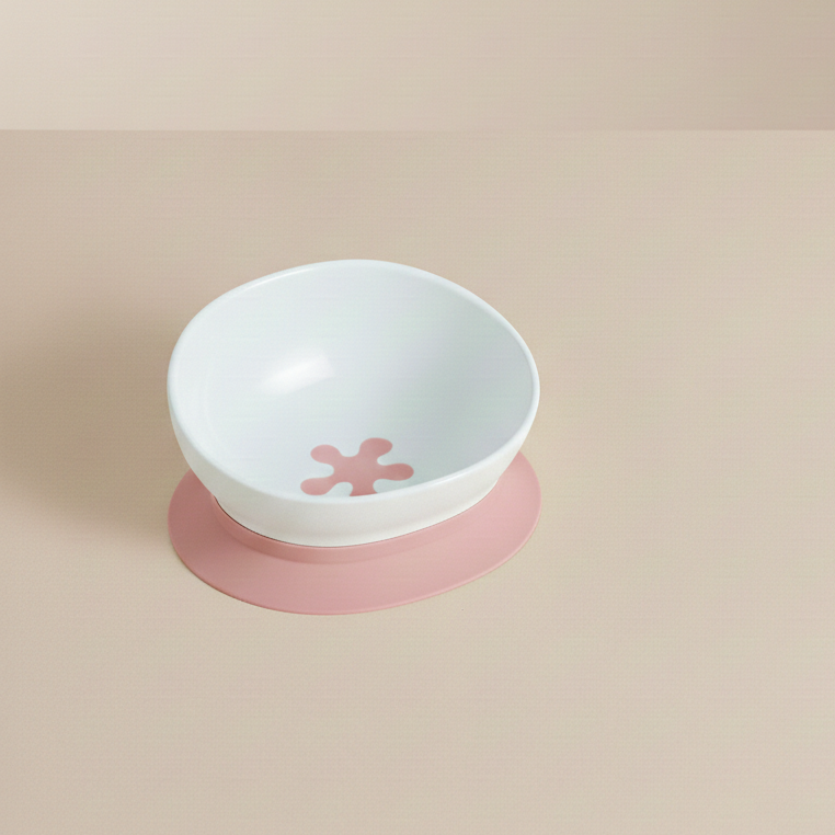 doddl baby bowl in Dusky Rose
