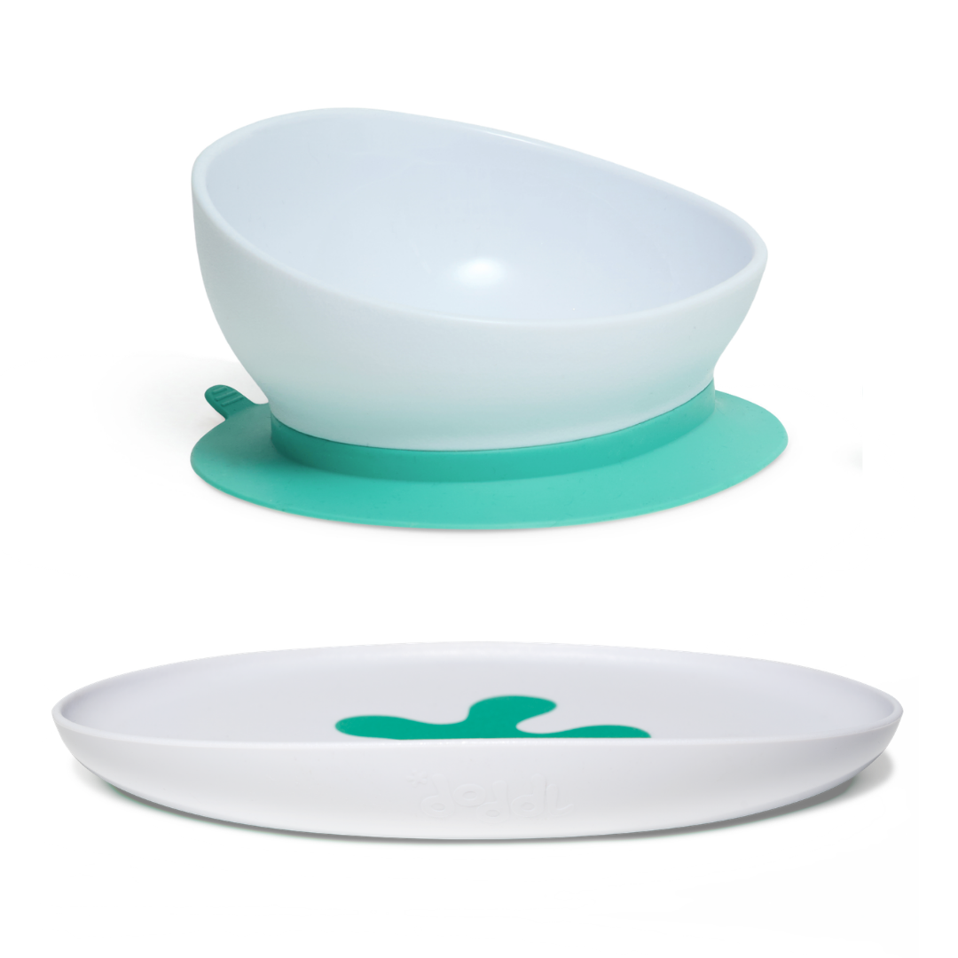 doddl plate & 2-in-1 suction bowl bundle