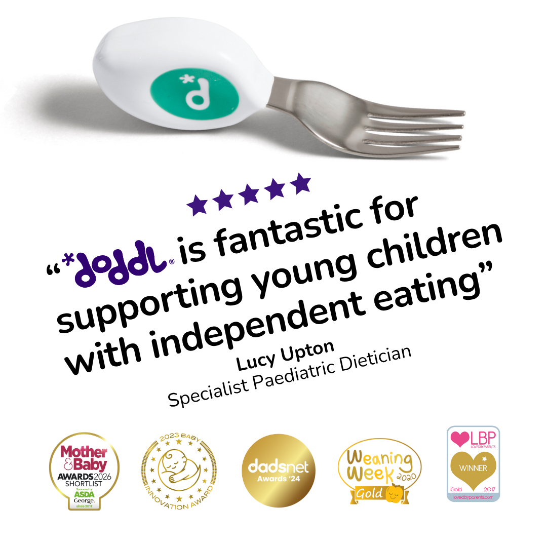 doddl toddler spoon, fork & knife cutlery set