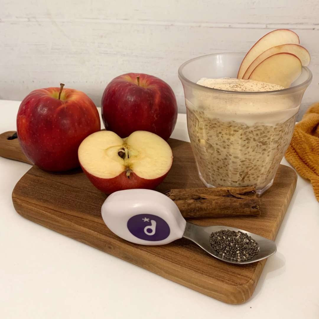 Apple Pie Chia Pudding - recipe from doddl