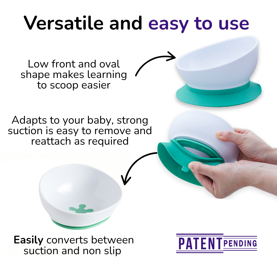 doddl 2-in-1 suction bowl 2-pack