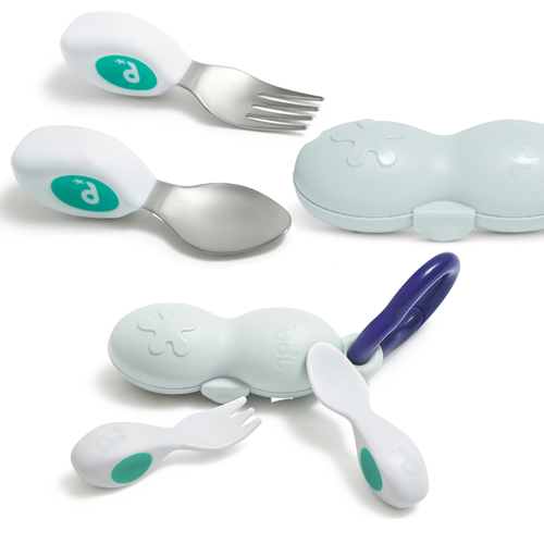 doddl baby & toddler utensils + travel case
