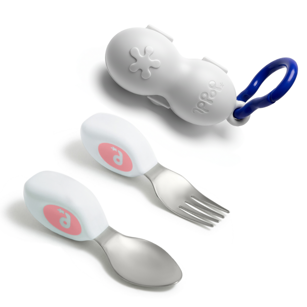 doddl Toddler Fork, Spoon & Case Set for easier mealtimes