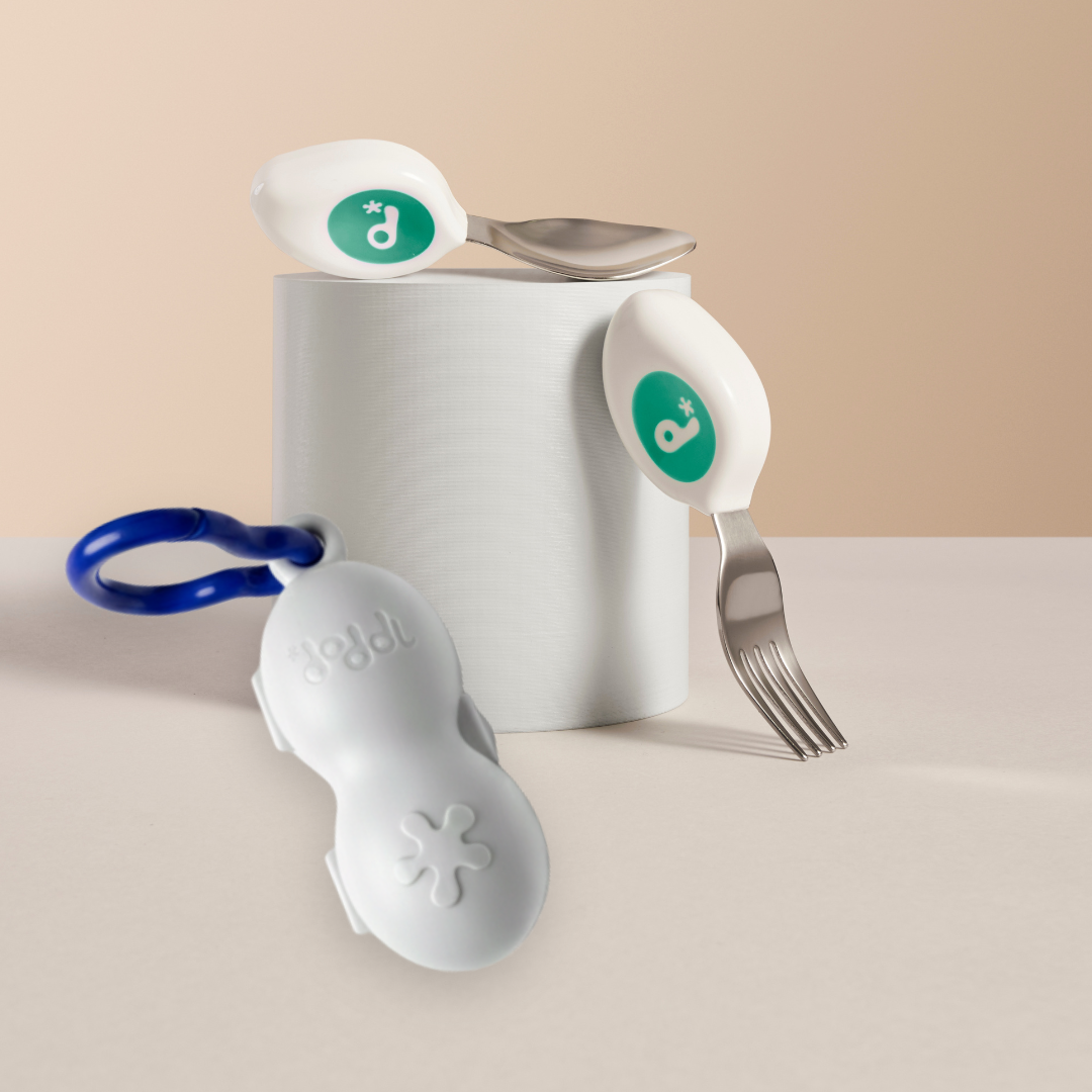 doddl Toddler Fork, Spoon & Case Set