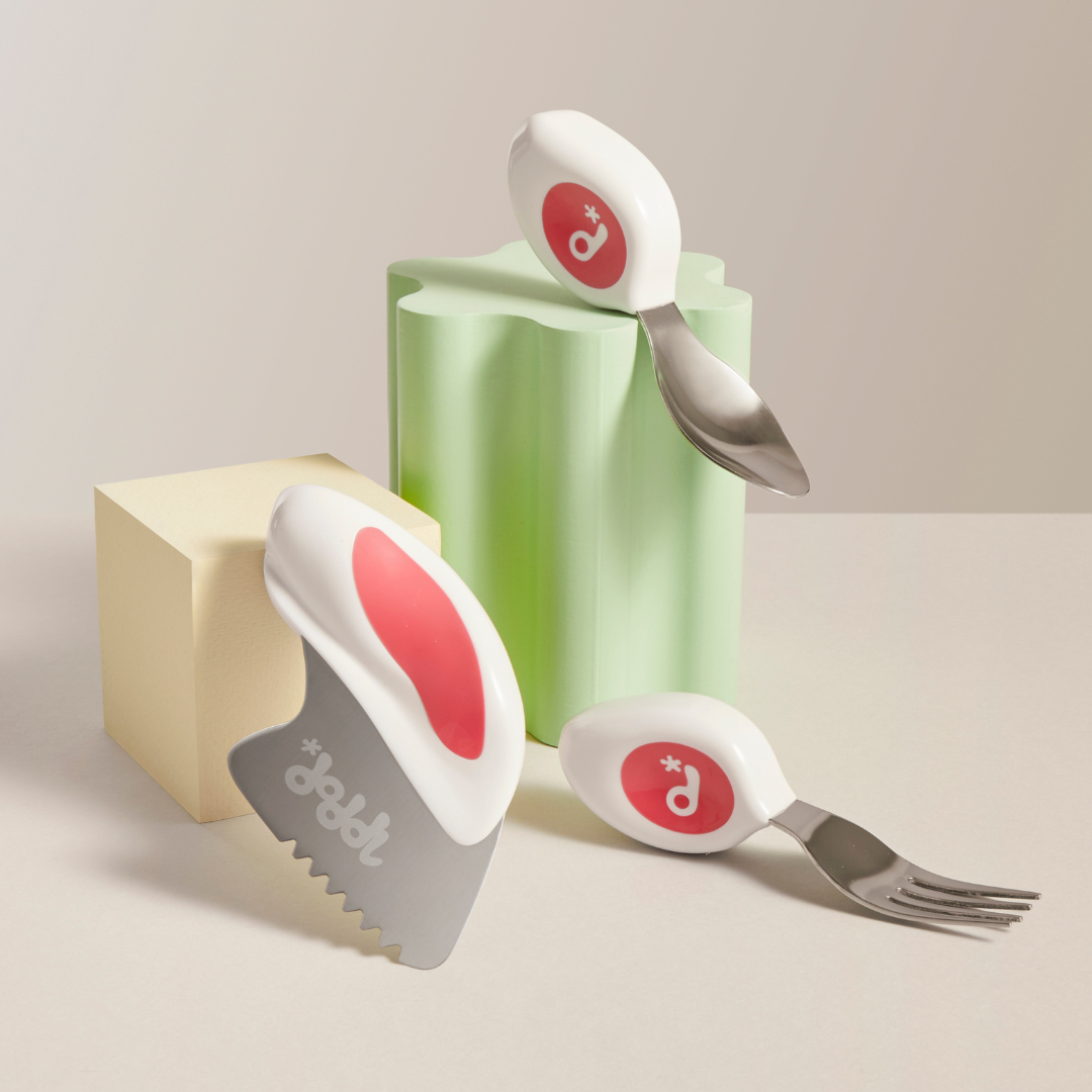doddl toddler spoon, fork & knife utensil set