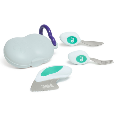 doddl children's cutlery set and case bundle