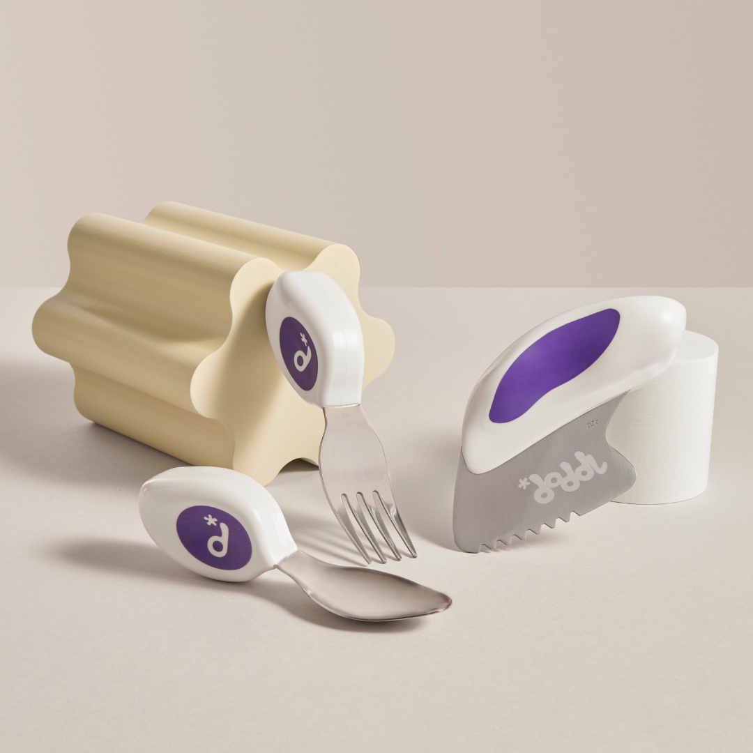 doddl toddler spoon, fork & knife utensil set