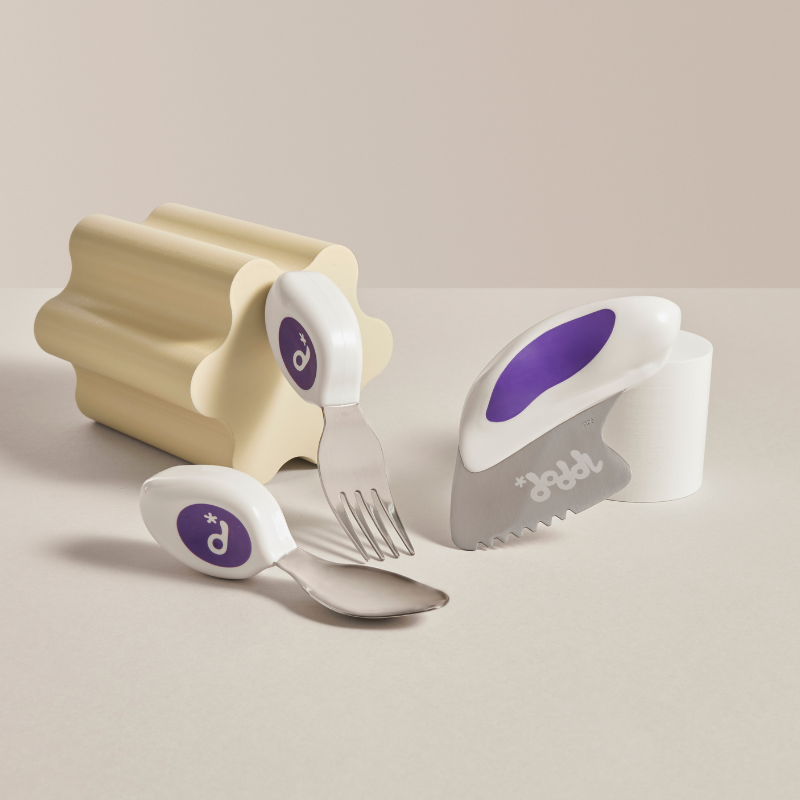 doddl toddler spoon, fork & knife utensil set