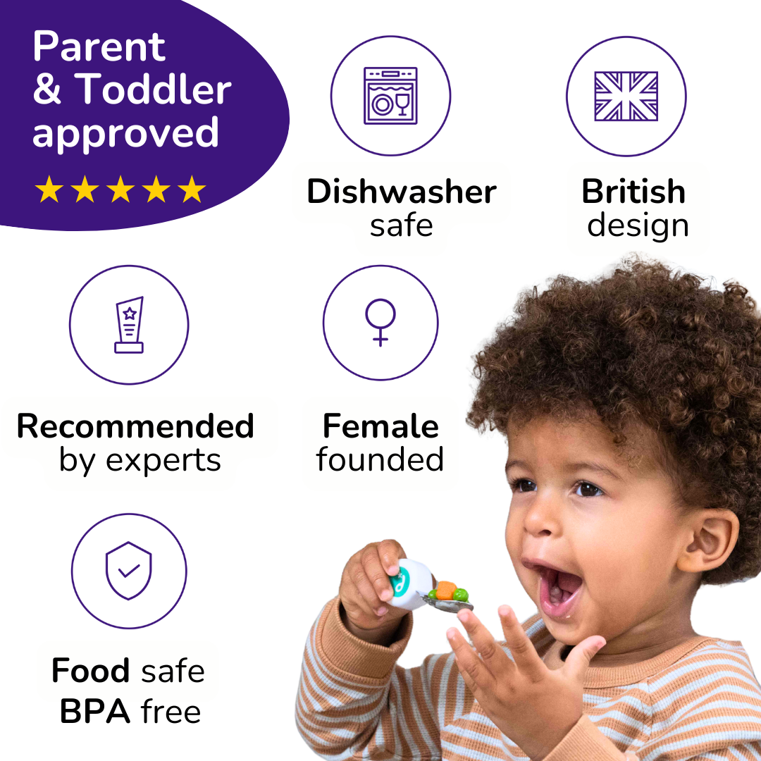 doddl toddler spoon and fork utensil set