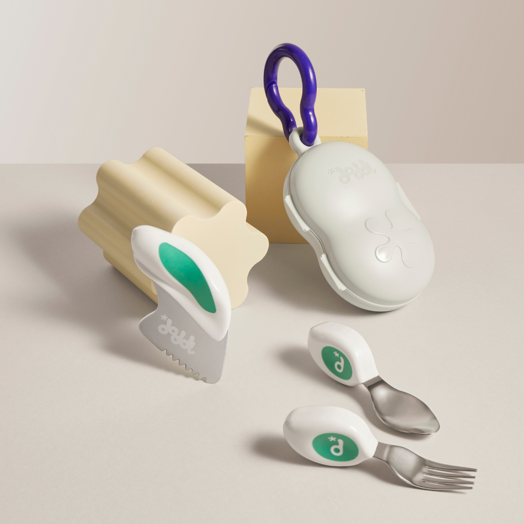doddl children's cutlery set and case bundle