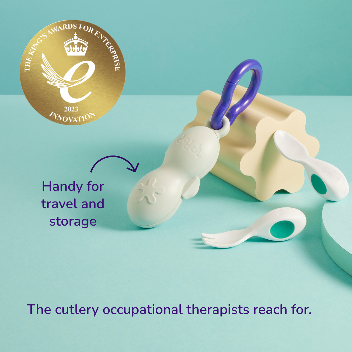 doddl baby utensil set & case