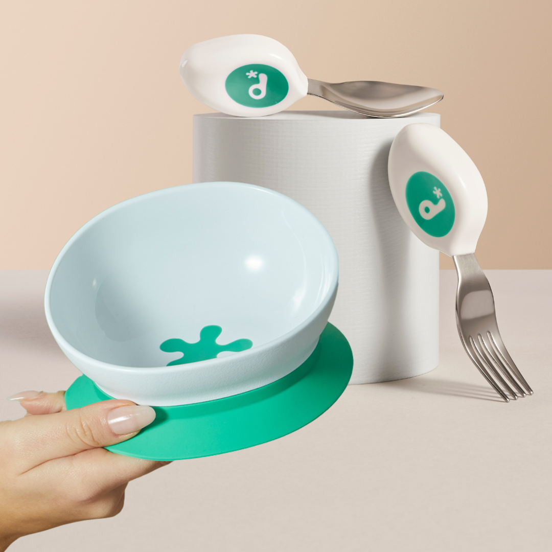 doddl toddler cutlery & 2-in-1 suction bowl