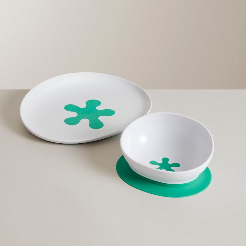 Children's plates with suction shop bottoms