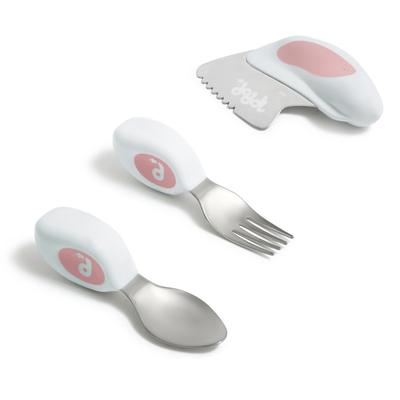 doddl toddler spoon, fork & knife utensil set