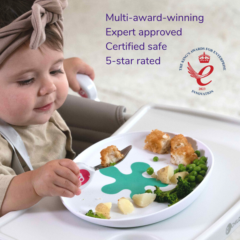 Award Winning Toddler Spoon Fork Knife Utensil Set doddl