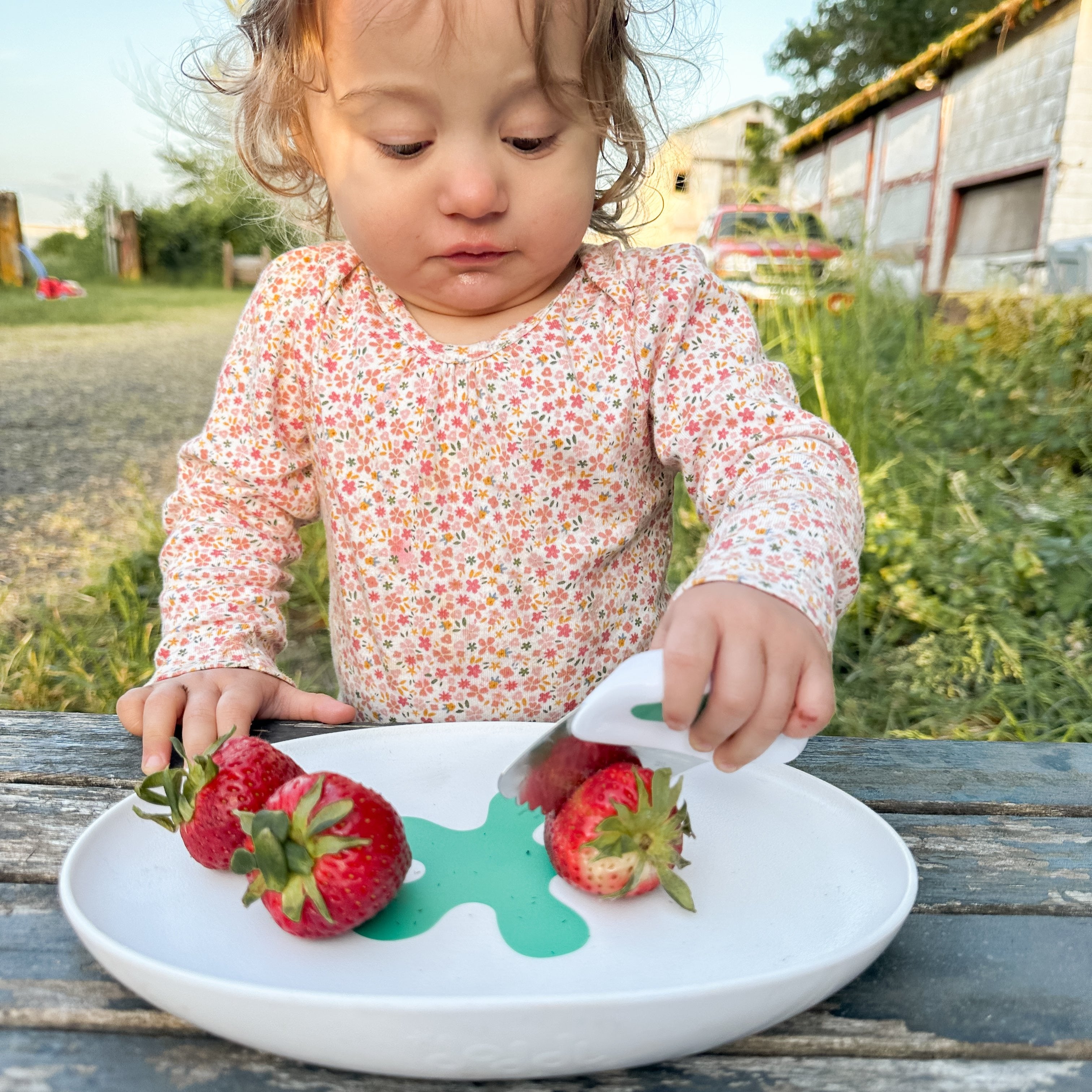 Doddl Kleinkinder-Besteckset mit Löffel, Gabel und Messer