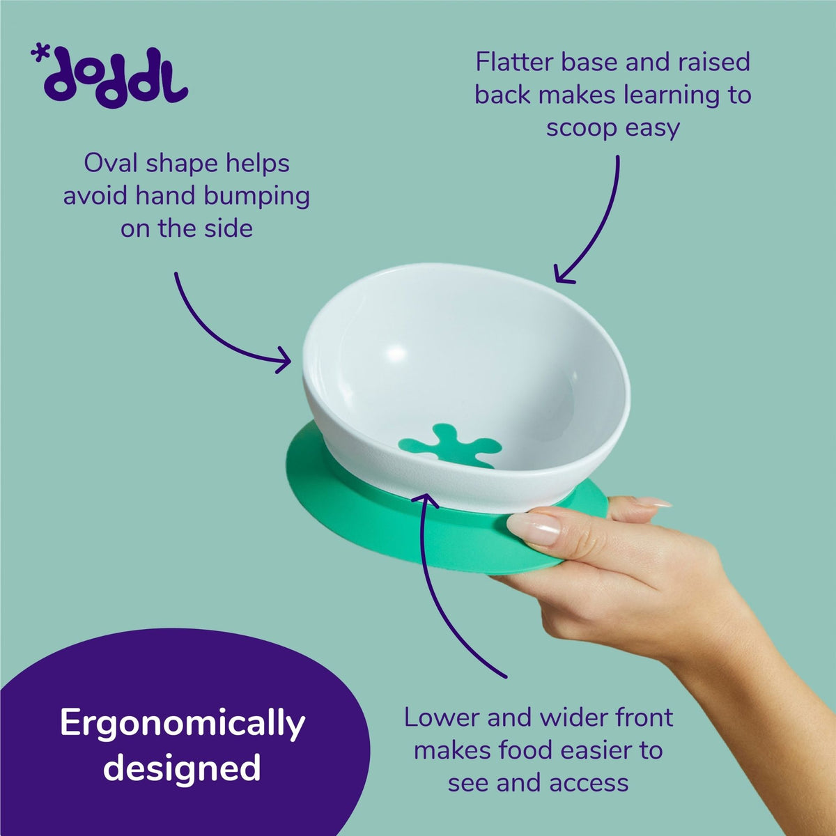 doddl 2-in-1 suction bowl