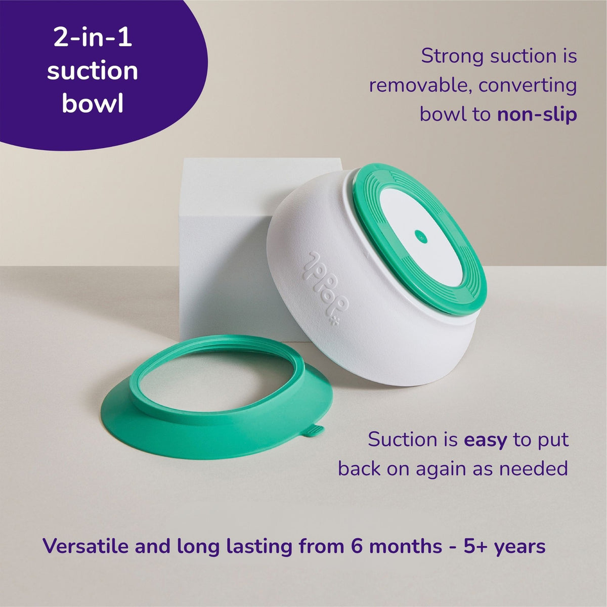 doddl 2-in-1 suction bowl