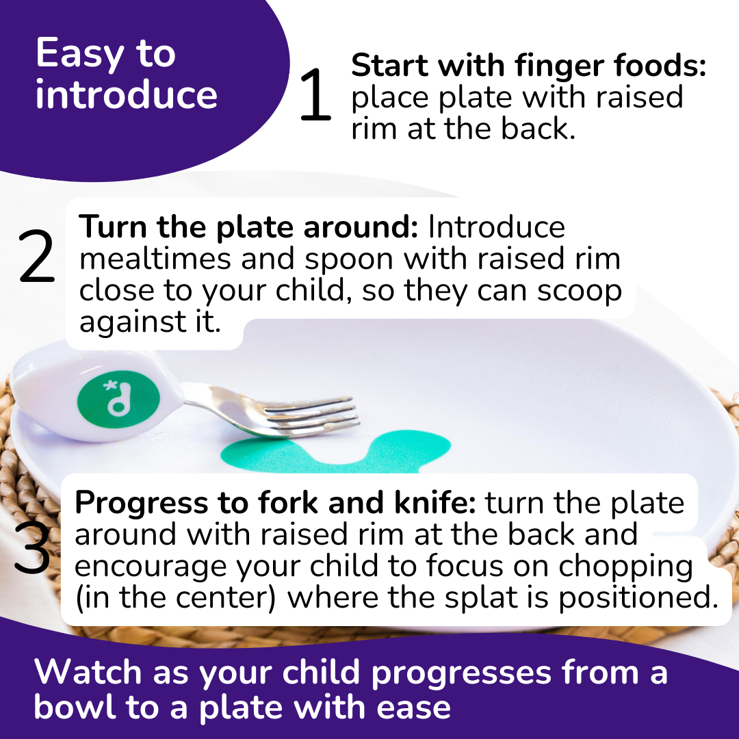 doddl non-slip toddler plate