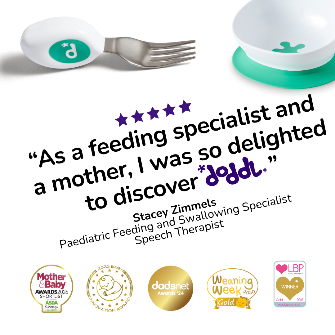 doddl toddler cutlery & 2-in-1 suction bowl