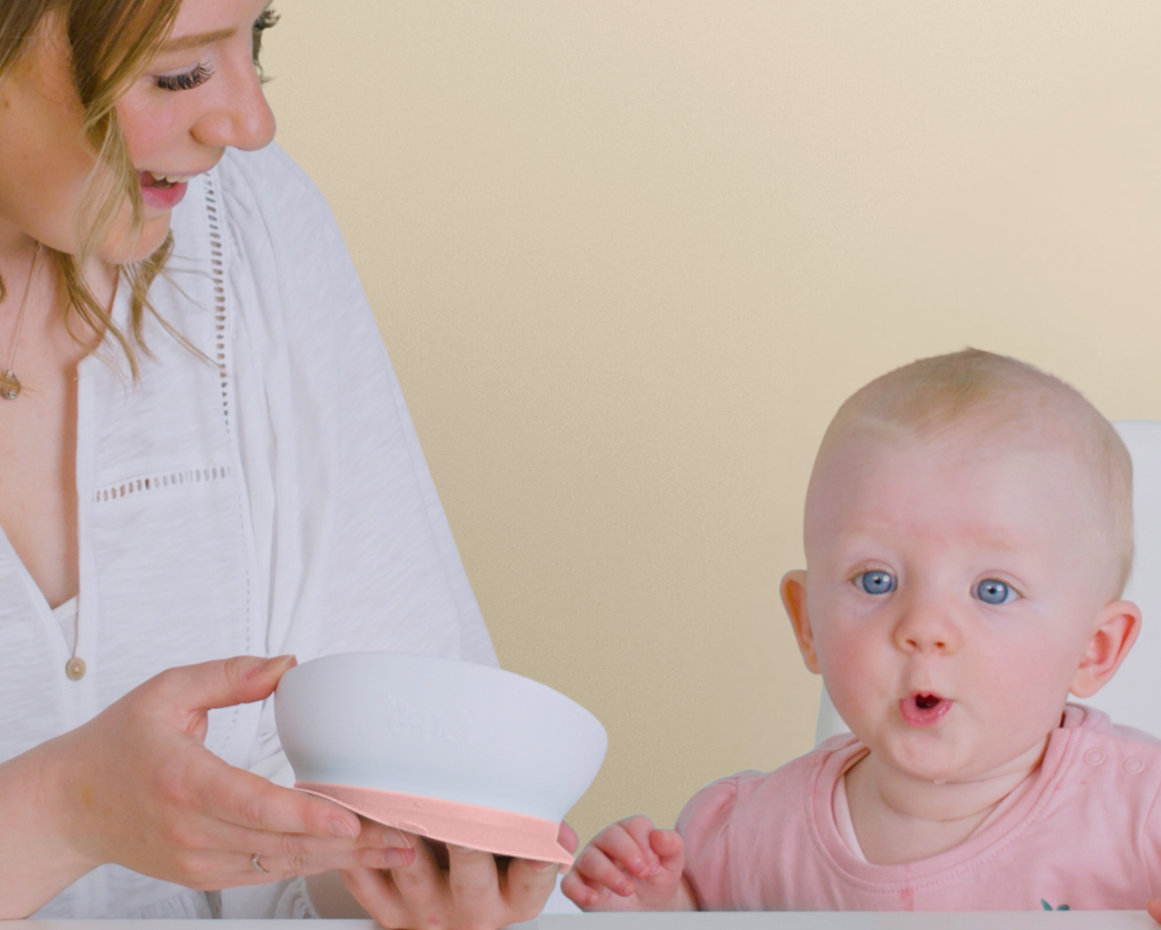 Baby and doddl bowl with oh face
