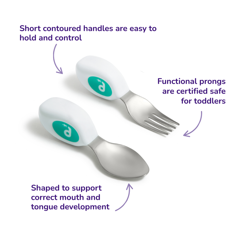 doddl toddler spoon and fork utensil set